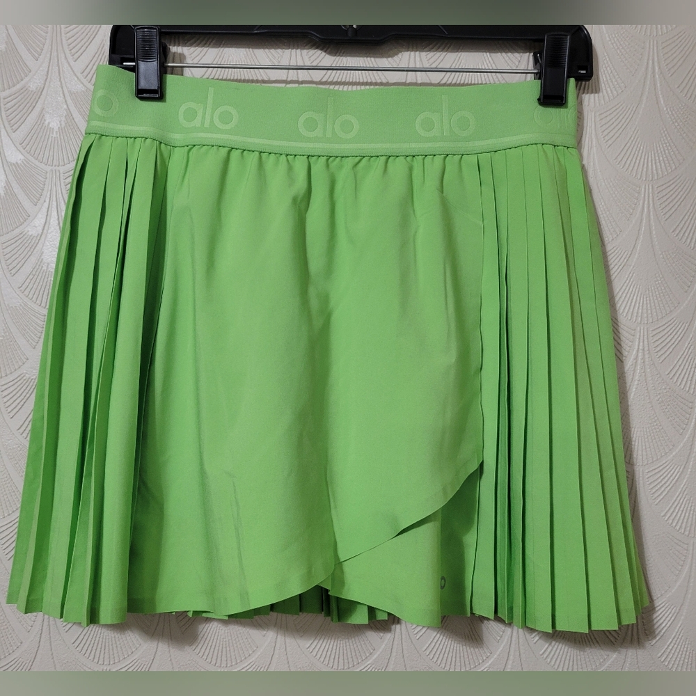 ALO Yoga Green Mini Skirt